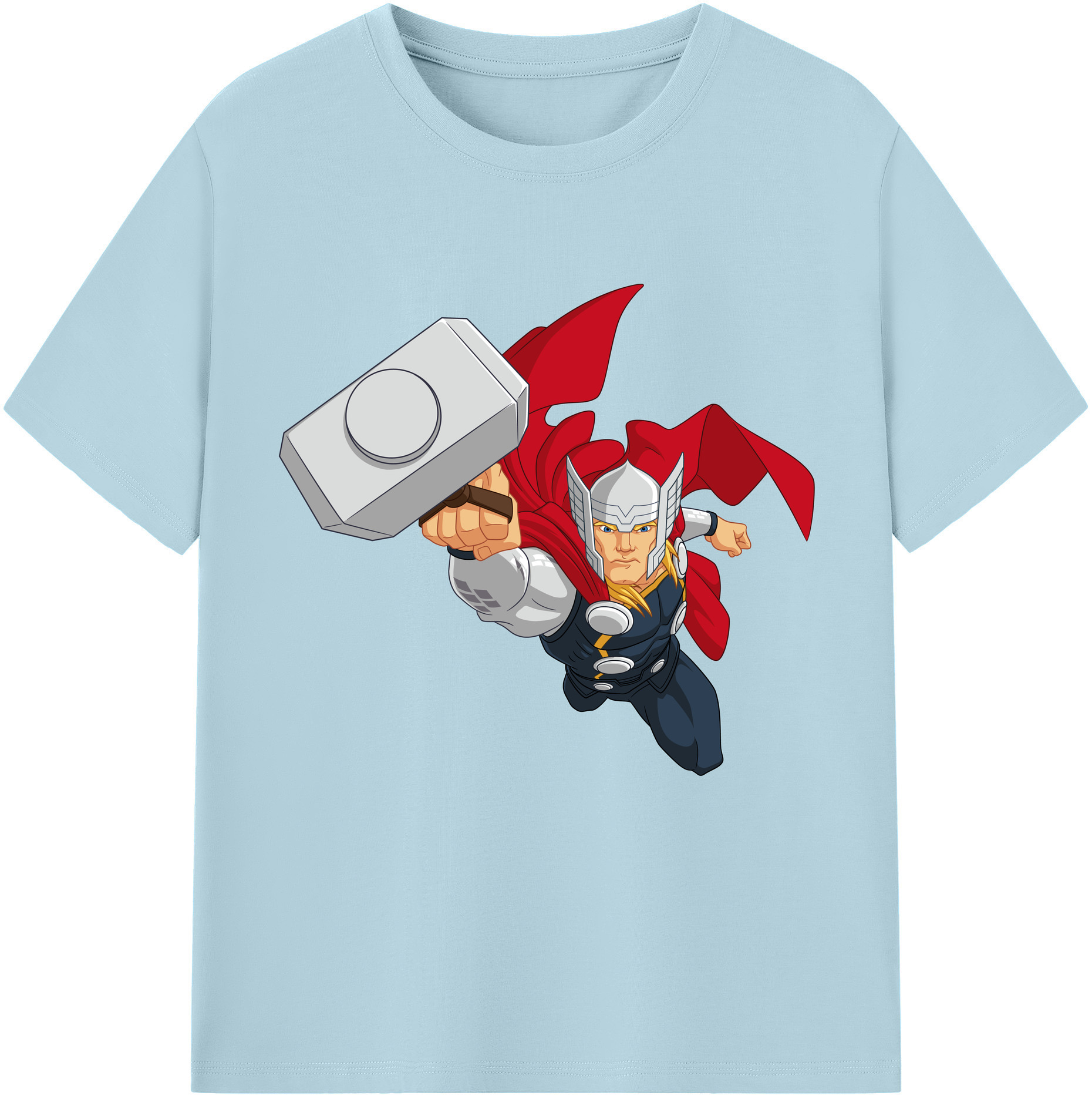（画像用） アベンジャーズ The Avengers 綿100％半袖Tシャツ（フロントプリント）